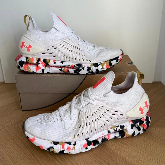 RARE Under Armour White/Orange Camo Men Running Sneakers- SZ 11.5 main image 14